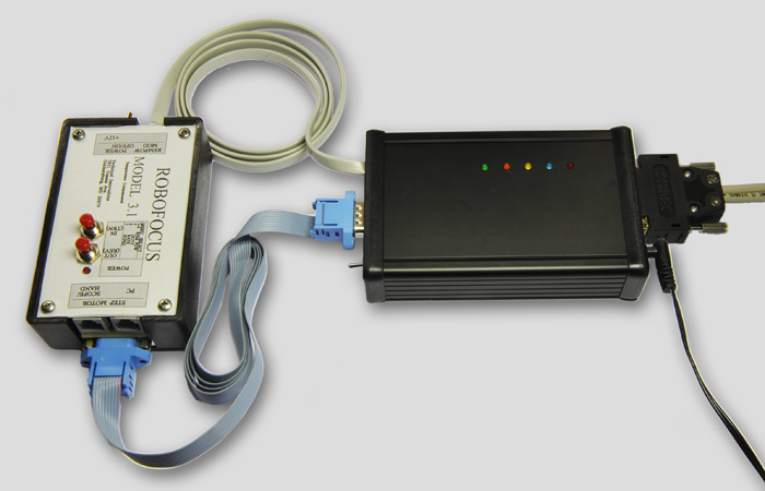 Axis instruments - câblage du boîtier d'extension pour le Robofocus