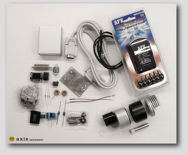 Axis instruments - Kit pour refroidissement d'une Webcam ToUcam - composition du kit