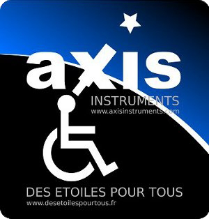 Handiscope : logo Axis instruments - Des étoiles pour tous