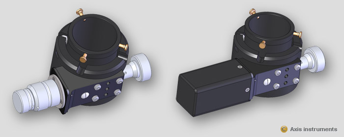 Axis instruments : versions du porte - oculaires 2 pouces du Handiscope
