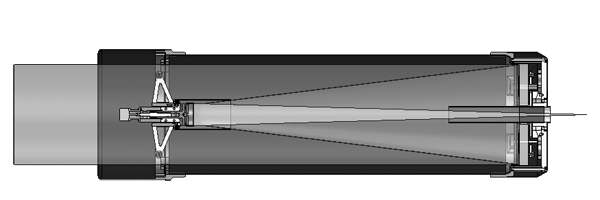 Axis instruments - schma optique du tlescope de Cassegrain